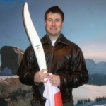 Me with Olympic Torch